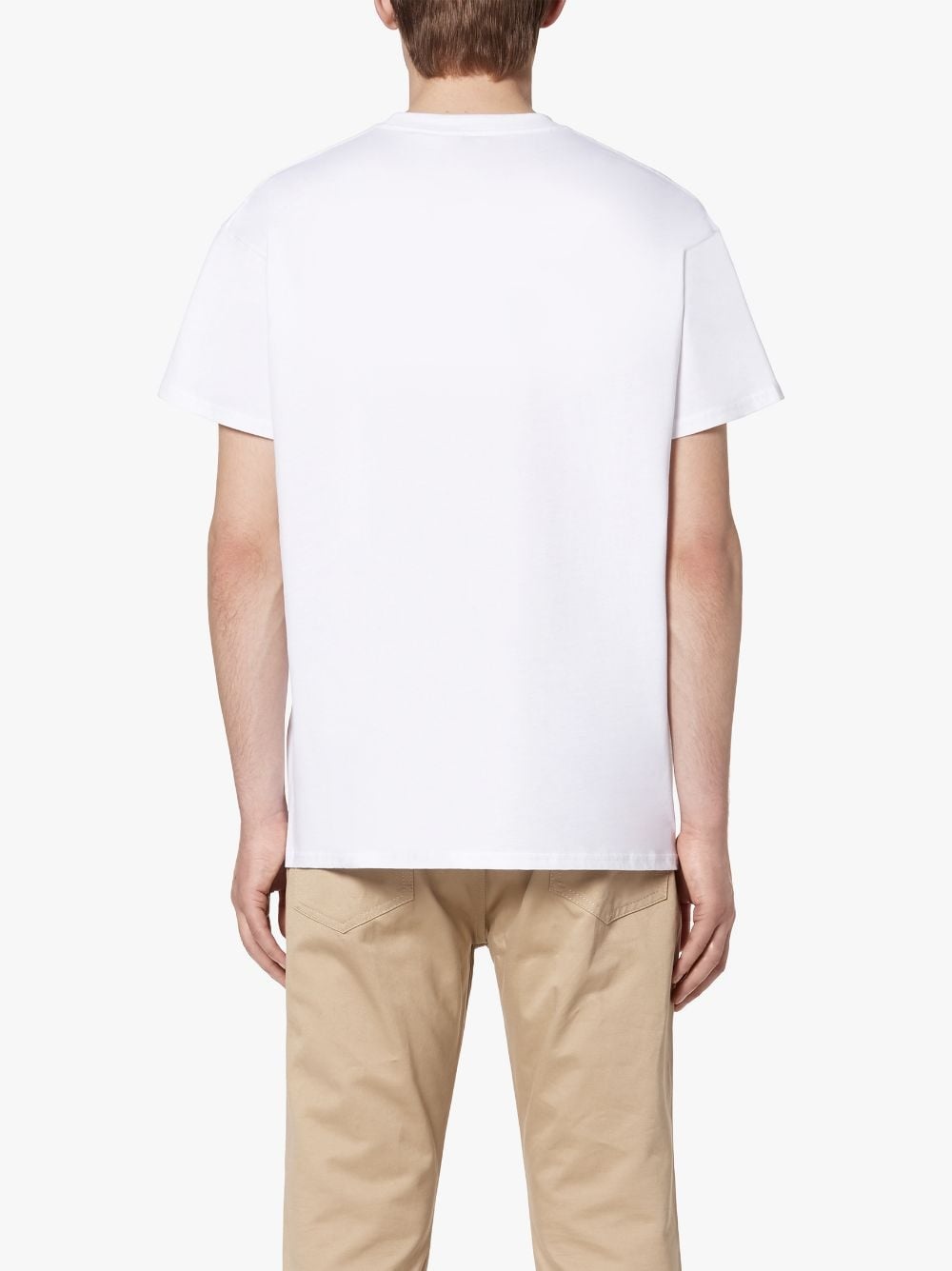 WHITE COTTON T-SHIRT - 3