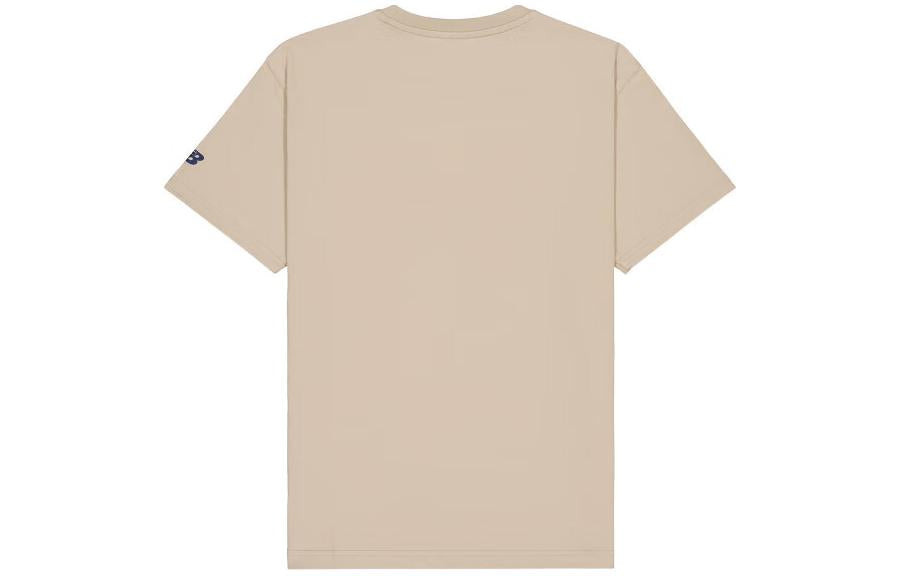 New Balance Small NBSC Graphic T-Shirt 'Beige Navy' AMT42331-SOT - 2