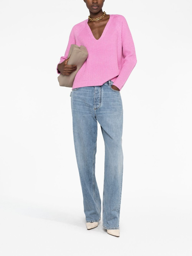 TOM FORD ribbed V-neck jumper outlook