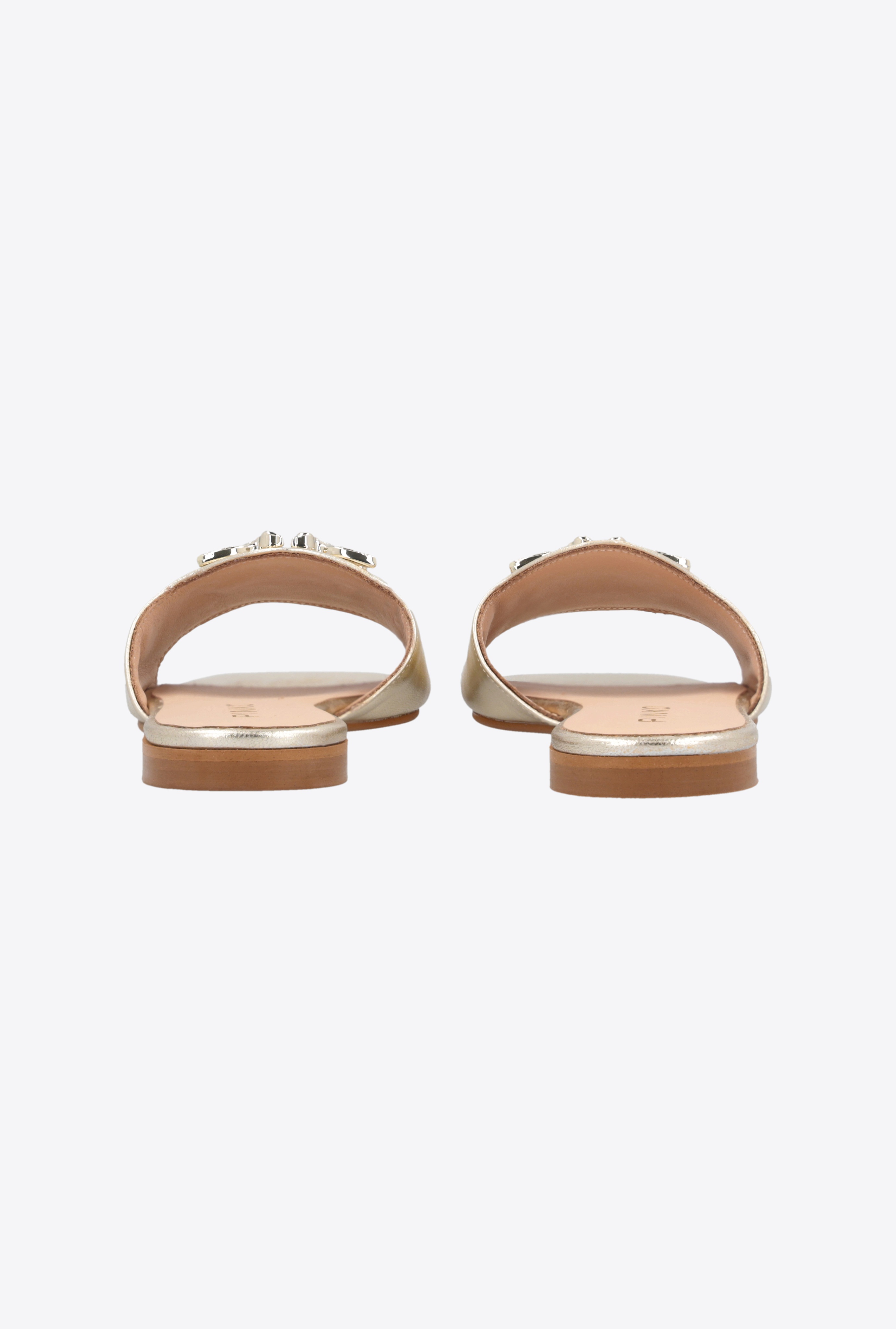 FLAT LAMINATED LEATHER SLIP-ONS - 7