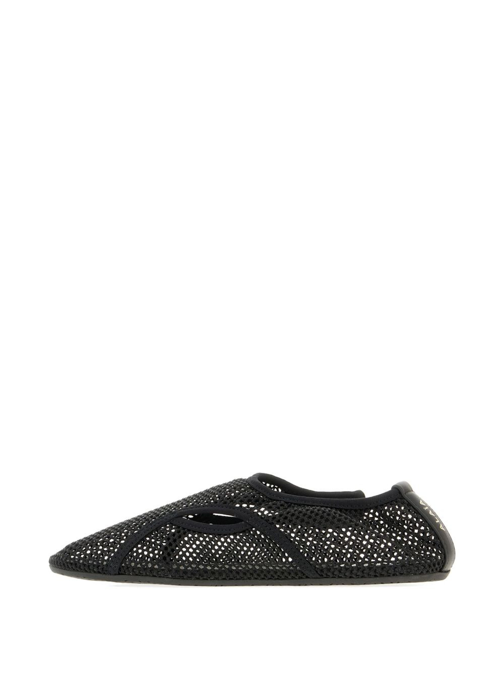 mesh-panel slippers - 2
