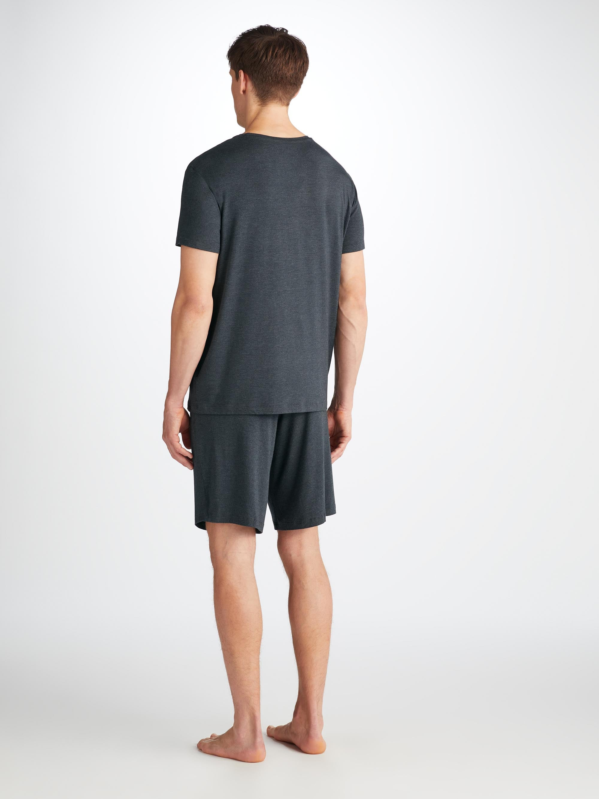 Men's Lounge Shorts Marlowe Micro Modal Stretch Anthracite - 4
