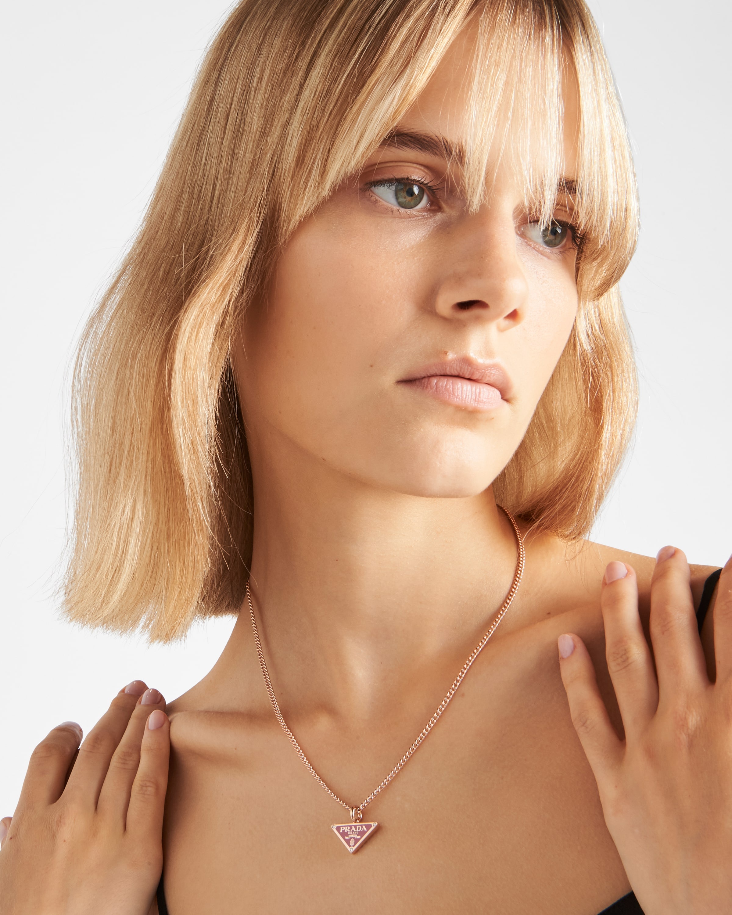 Eternal Gold pendant necklace in pink gold with diamonds - 2