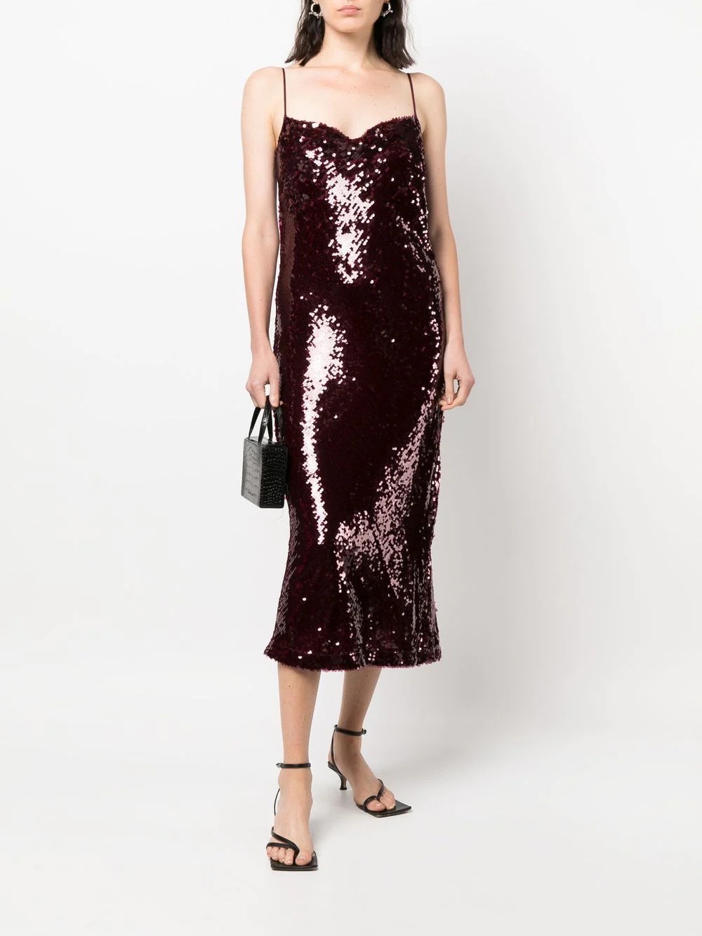 spaghetti strap party dress - 2