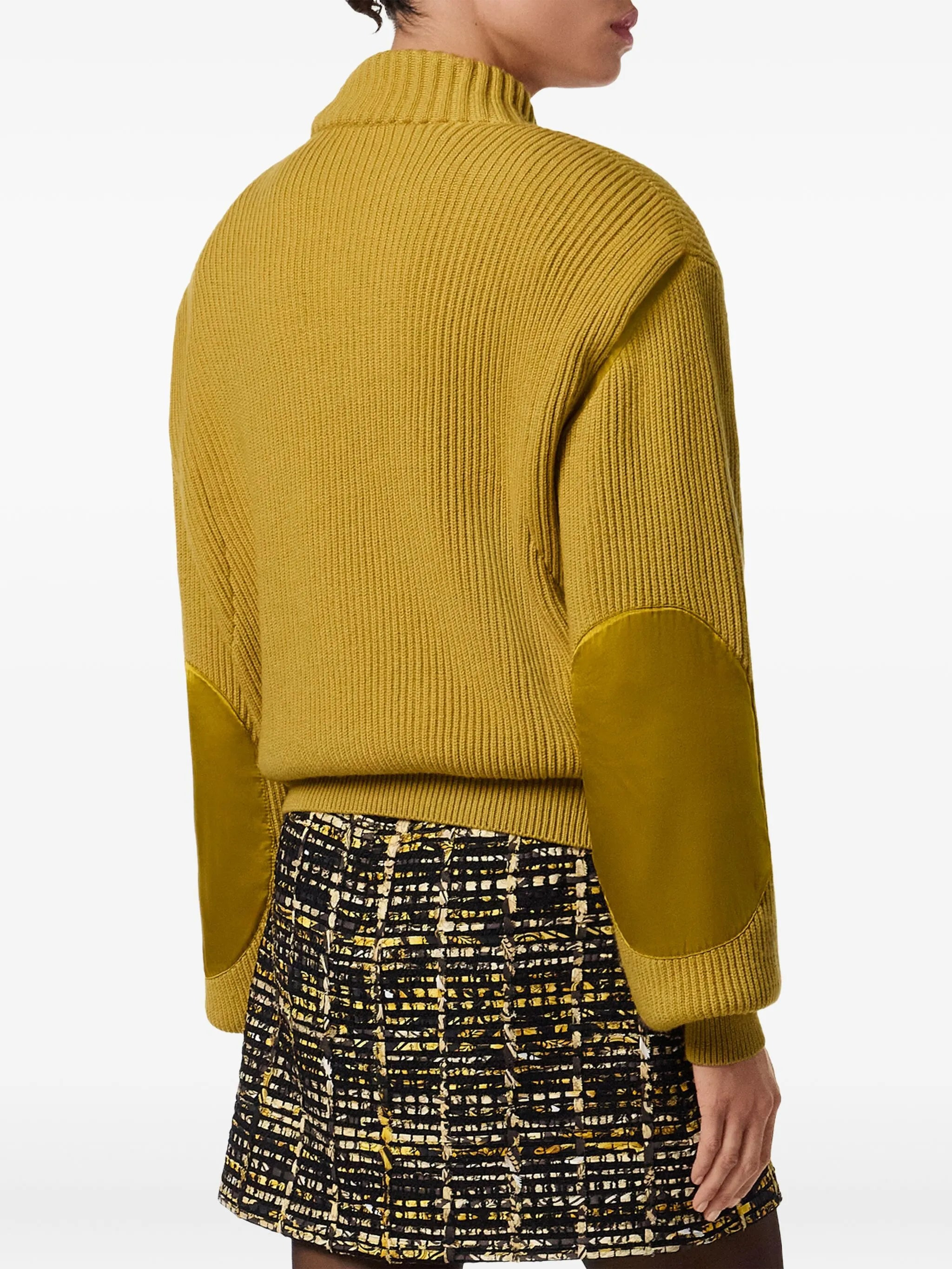 embellished-pocket ribbed sweater - 4