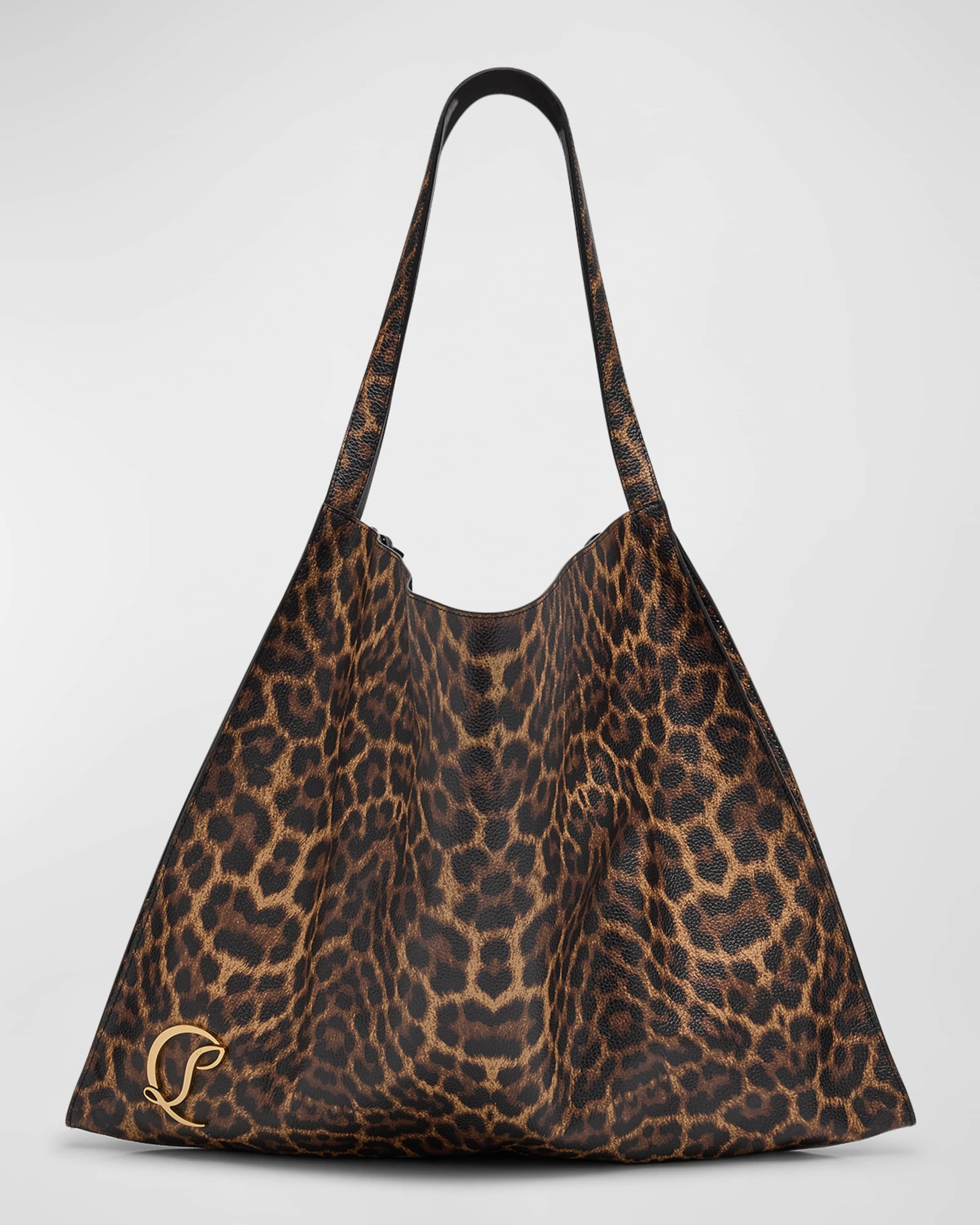 Le 54 Leopard-Print Leather Tote Bag - 1