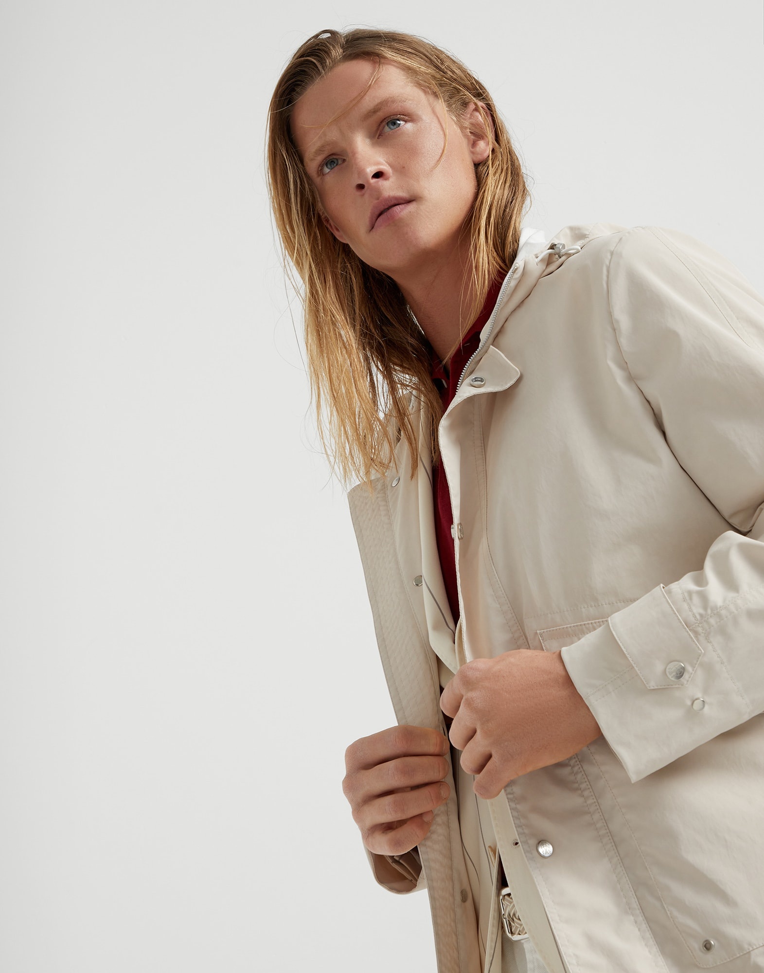 Water-resistant bonded cotton short parka - 4