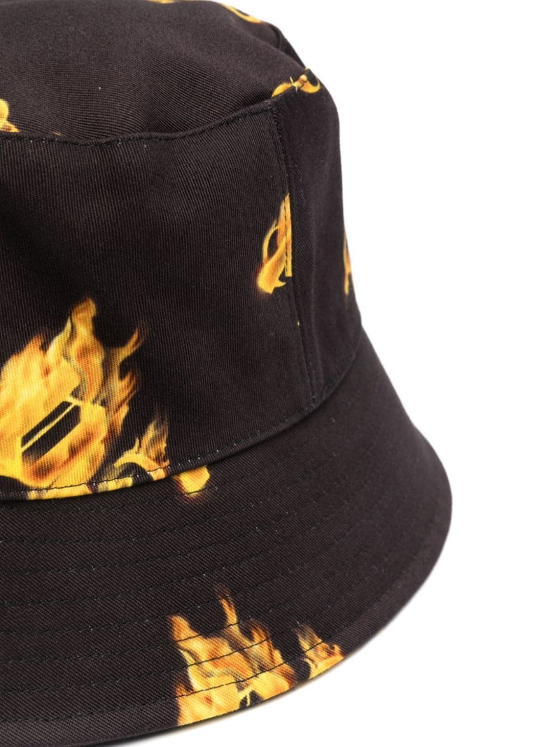 Palm Angels Burning Monogram bucket hat outlook