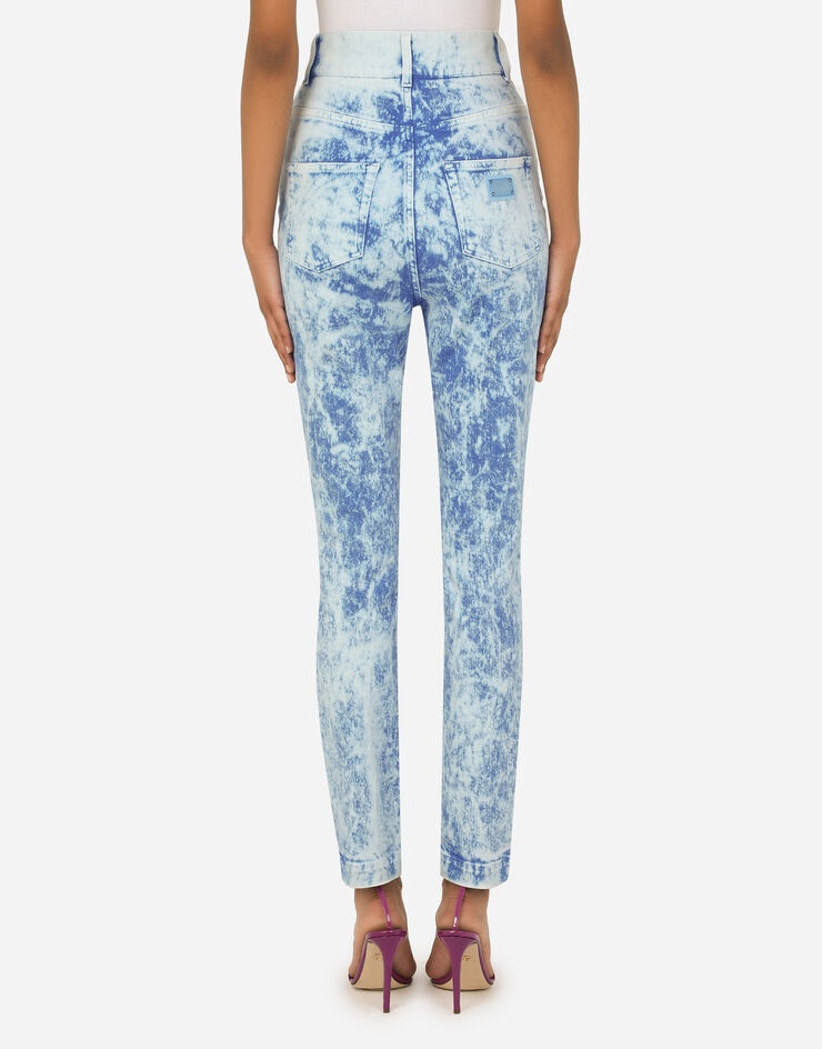 Marbled denim Grace jeans - 3