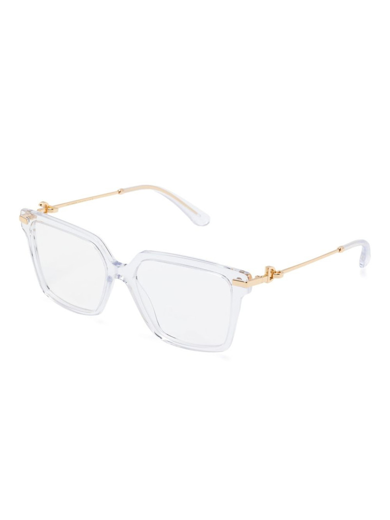 Dolce & Gabbana translucent glasses outlook