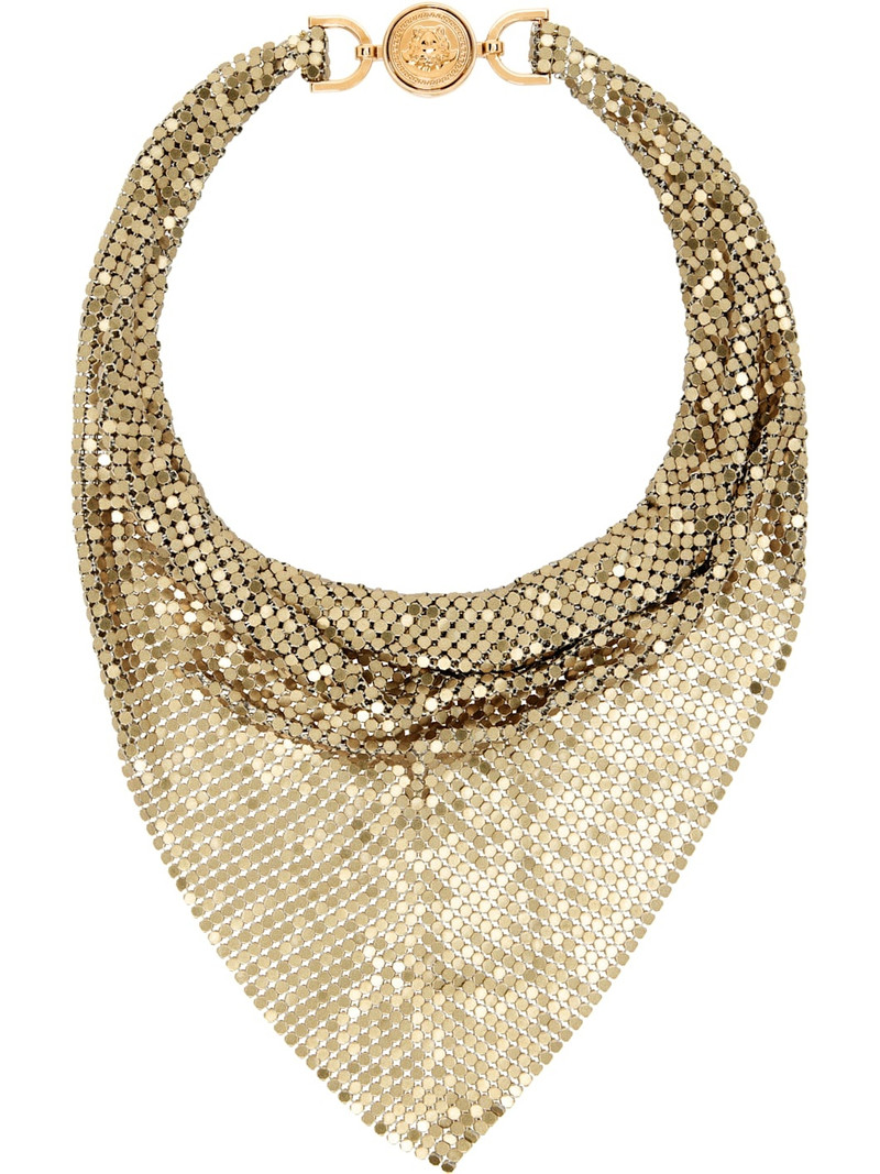 Metal Mesh Bandana Necklace 1