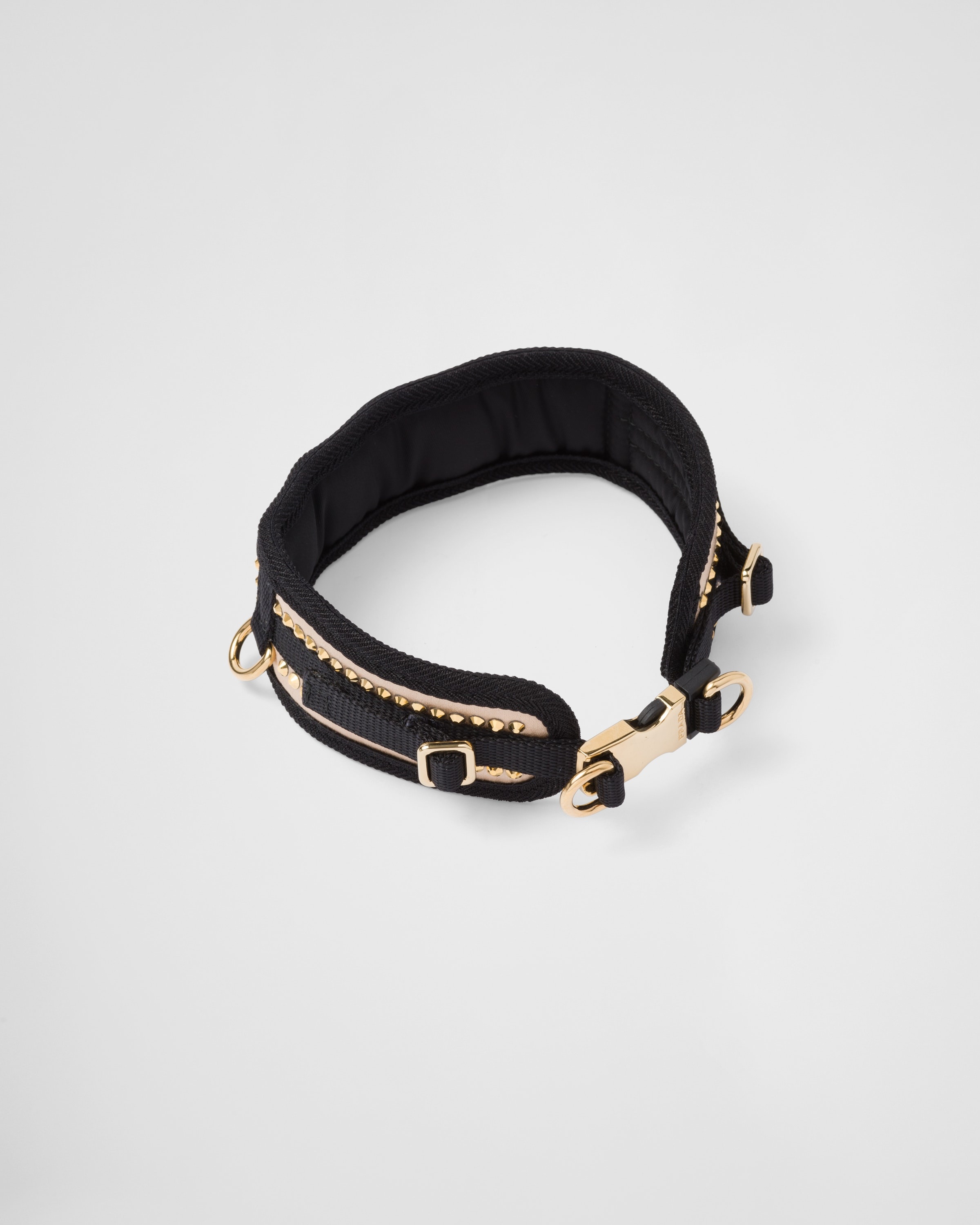 Crystal-studded satin pet collar - 2