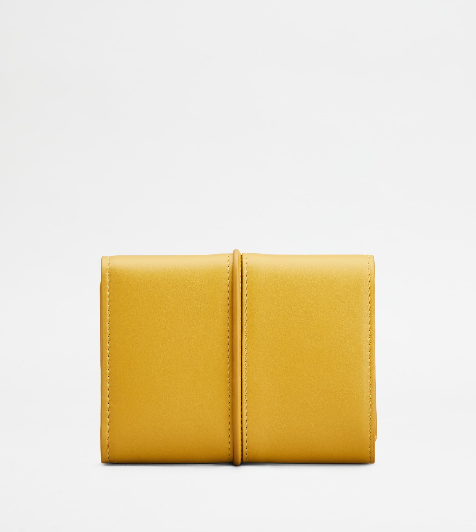 T TIMELESS WALLET IN LEATHER - YELLOW - 3
