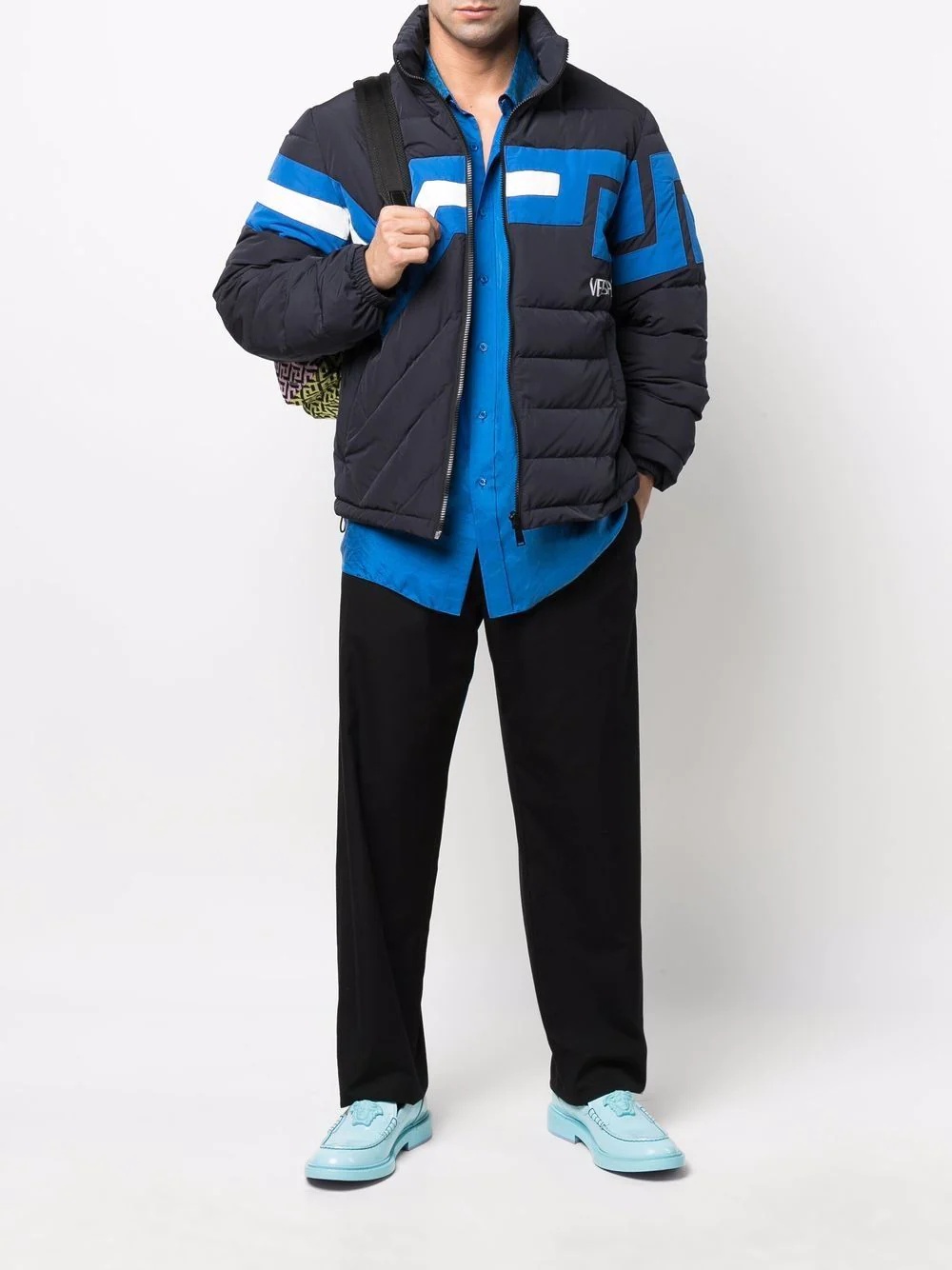 Greca reversible puffer jacket - 2