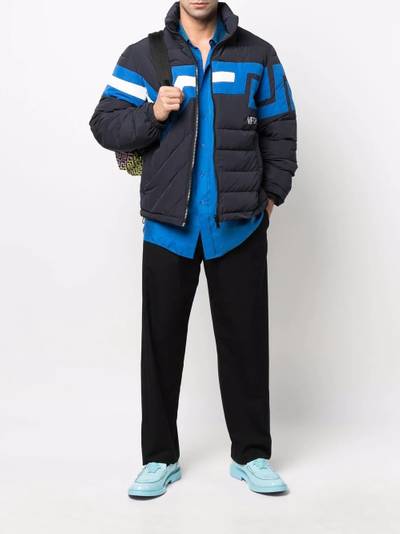 VERSACE Greca reversible puffer jacket outlook