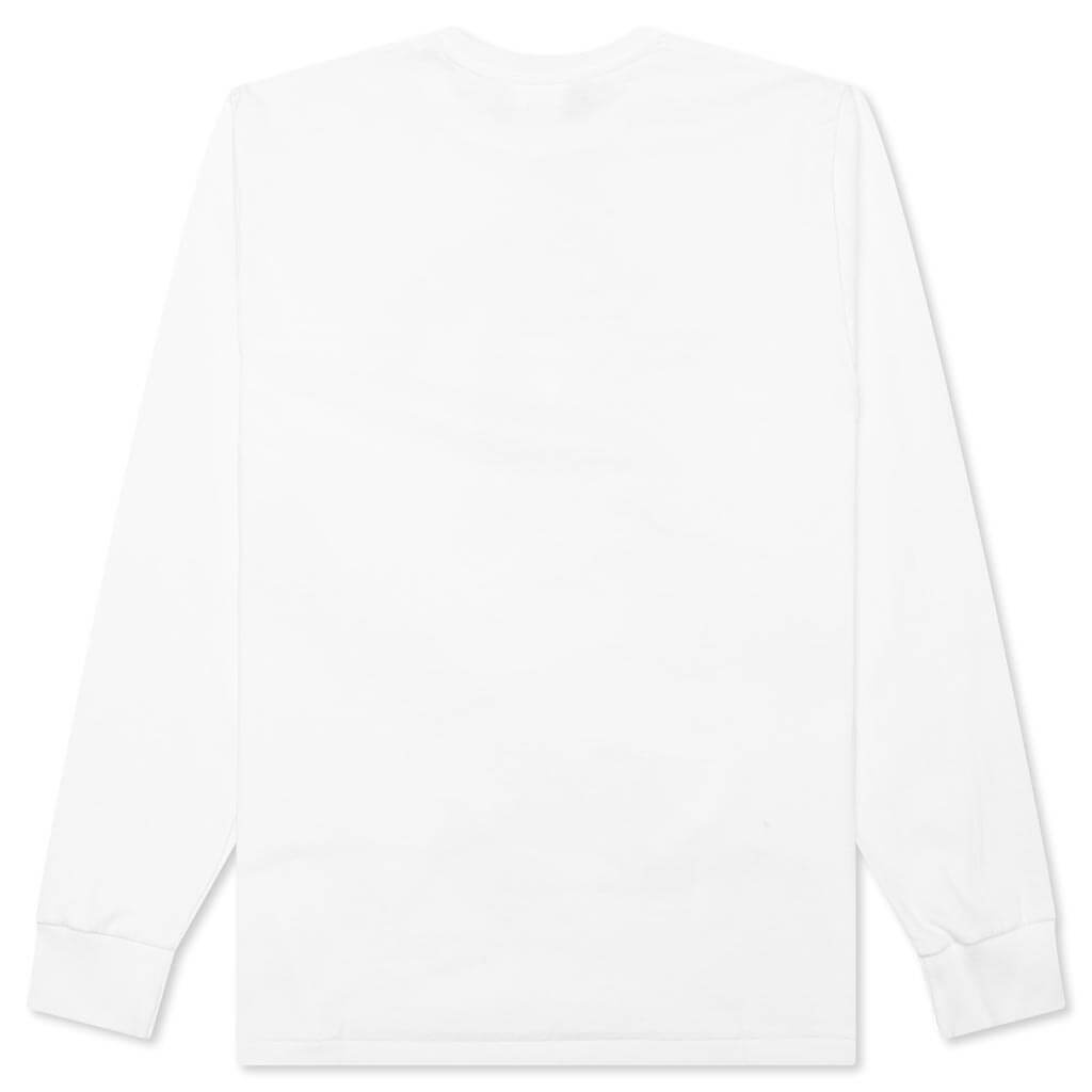 LIQUID CAMO COLLEGE L/S TEE - WHITE - 2