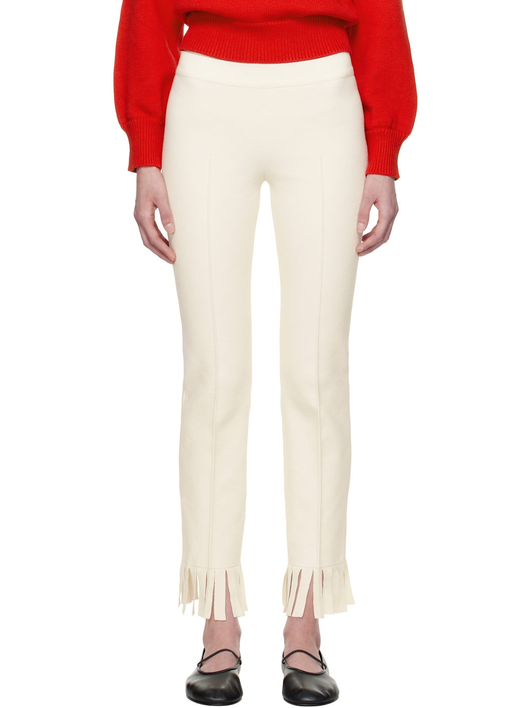 Off-White Fringe Louis Trousers - 1