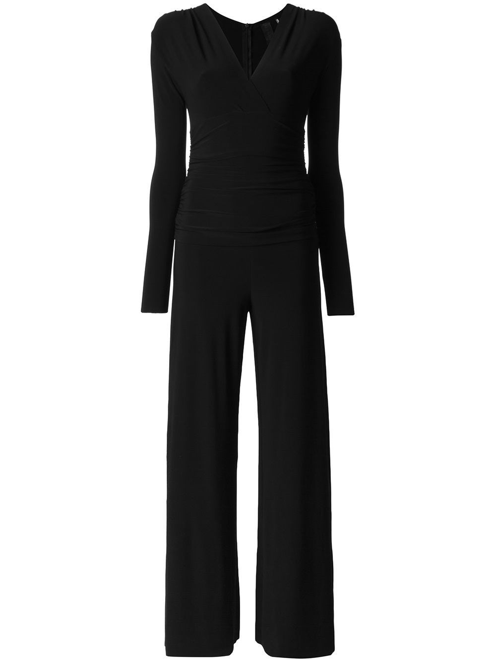 V-neck jersey jumpsuit - 1