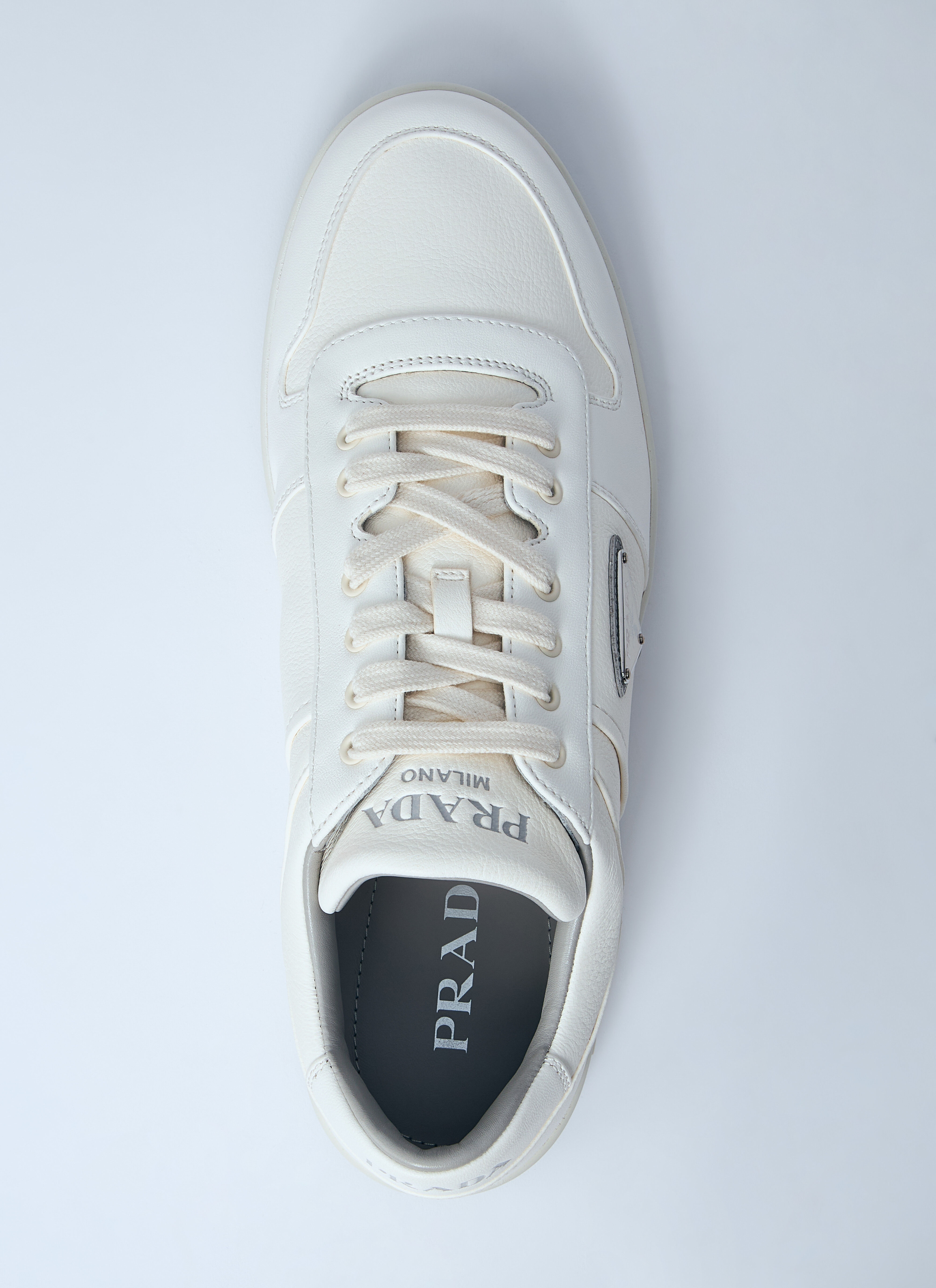 Leather Low-Top Sneakers - 6