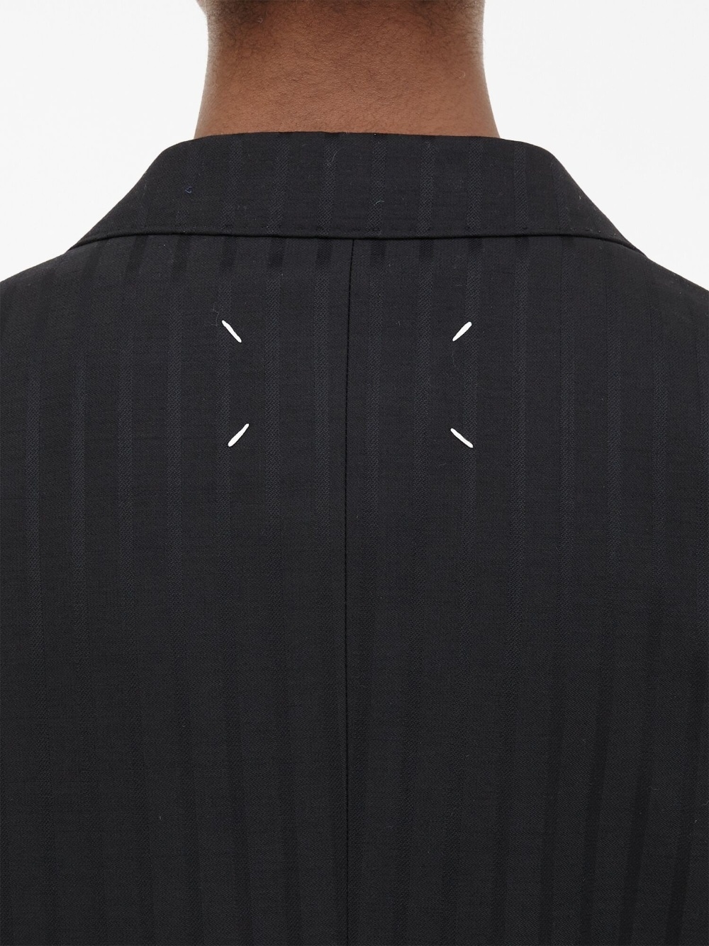 single breasted wool blazer - 5