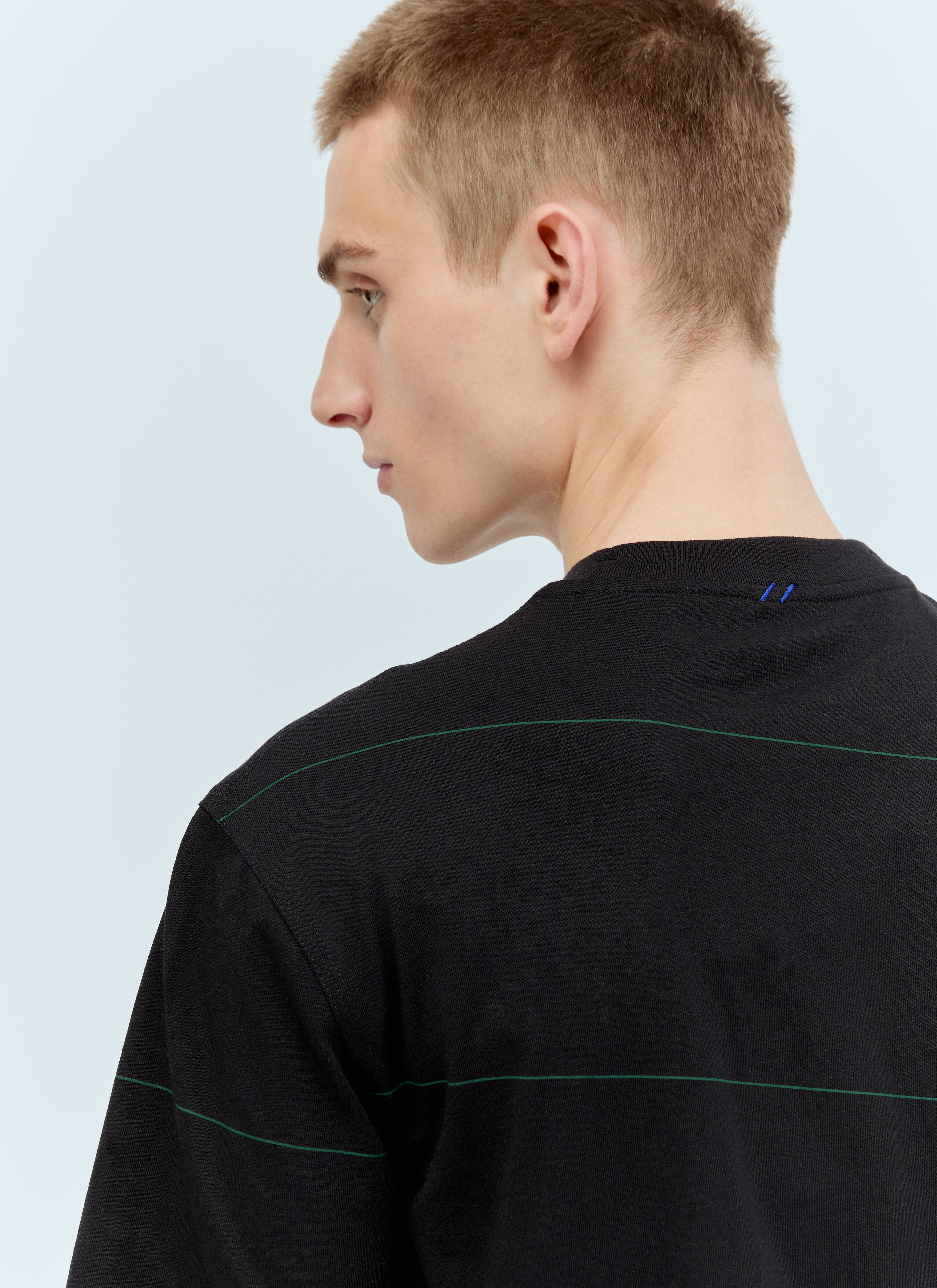 Striped Cotton T-Shirt - 5