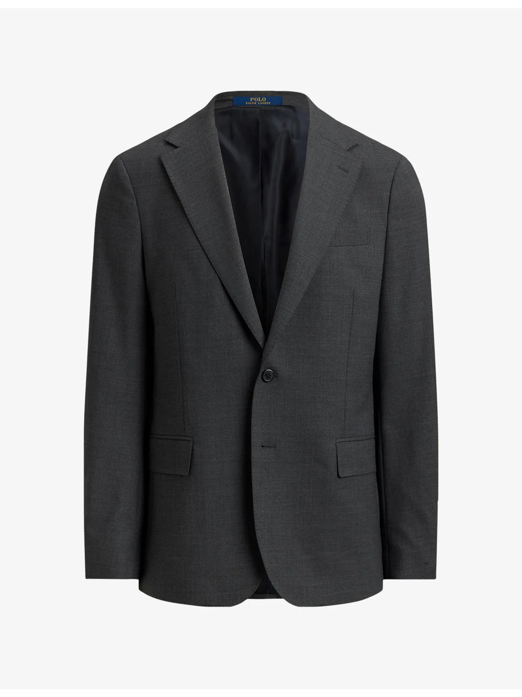 Tailored Single-Breasted Wool Blend Suit Jacket - 1