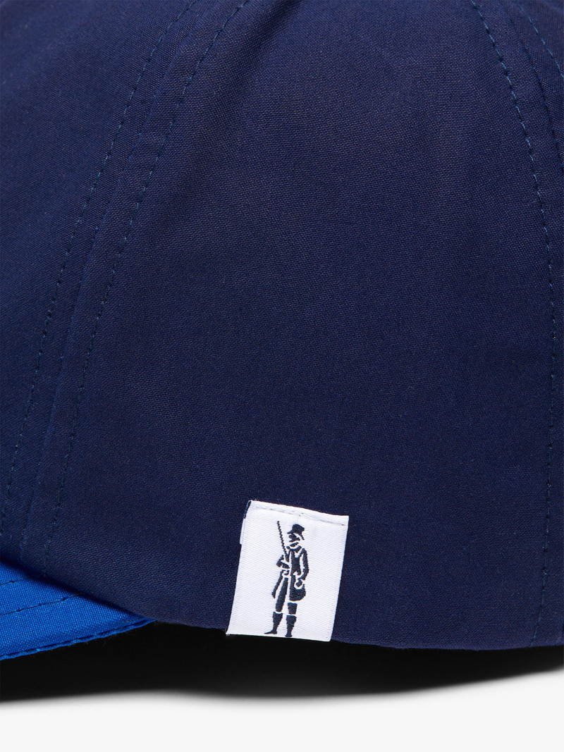 Mackintosh TIPPING NAVY CONTRAST WAXED COTTON BASEBALL CAP | ACC-HA04 outlook