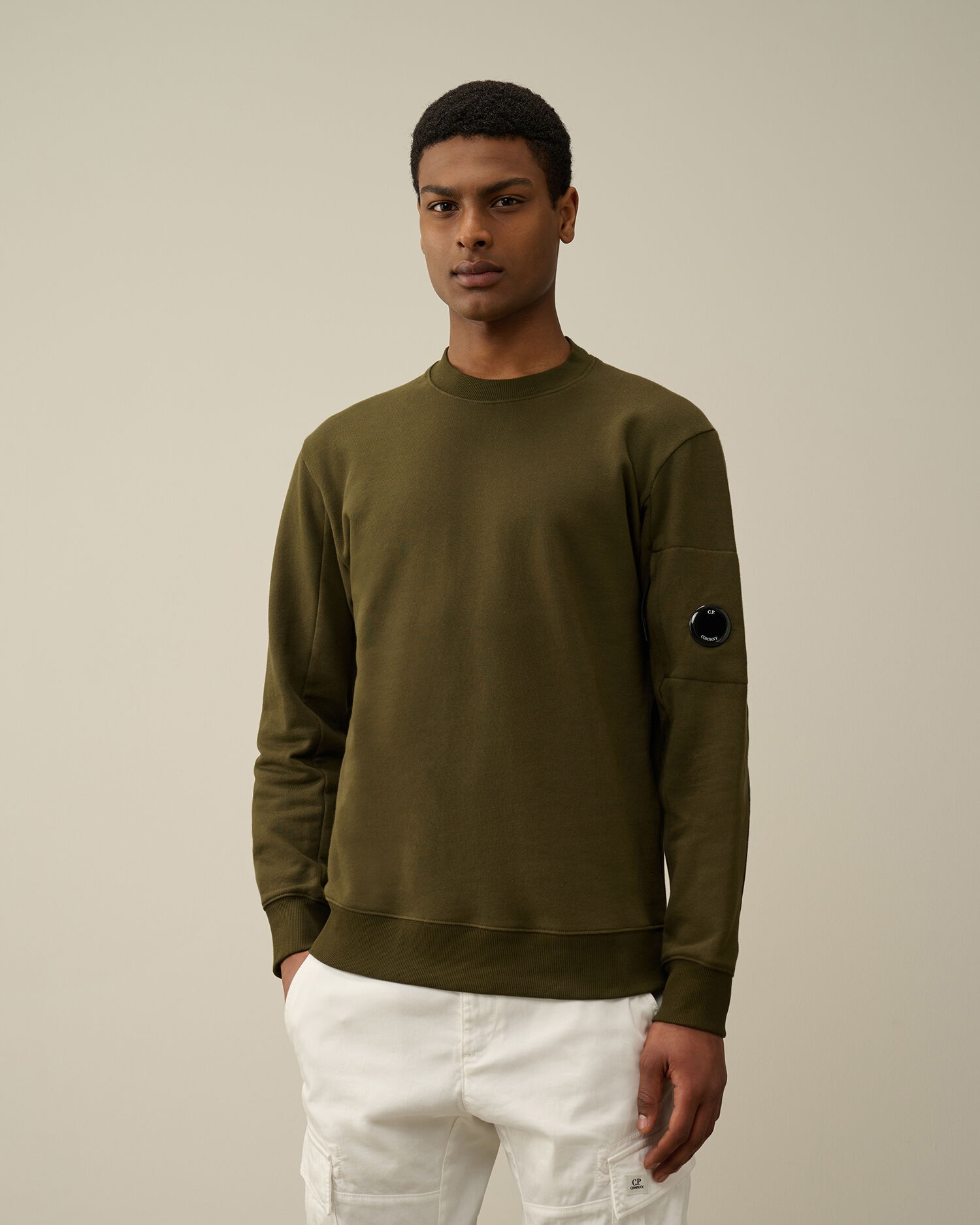 Diagonal Raised Fleece Sweatshirt - 2