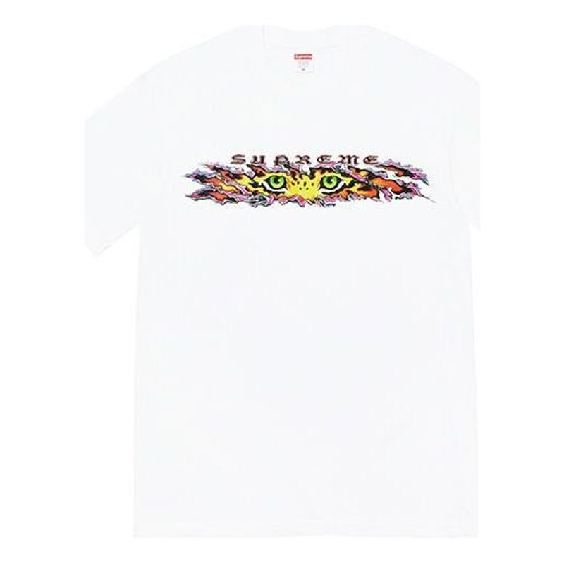 Supreme SS22 Week 19 Eyes Tee animal Eye Printing Short Sleeve Red SUP-SS22-365 - 1