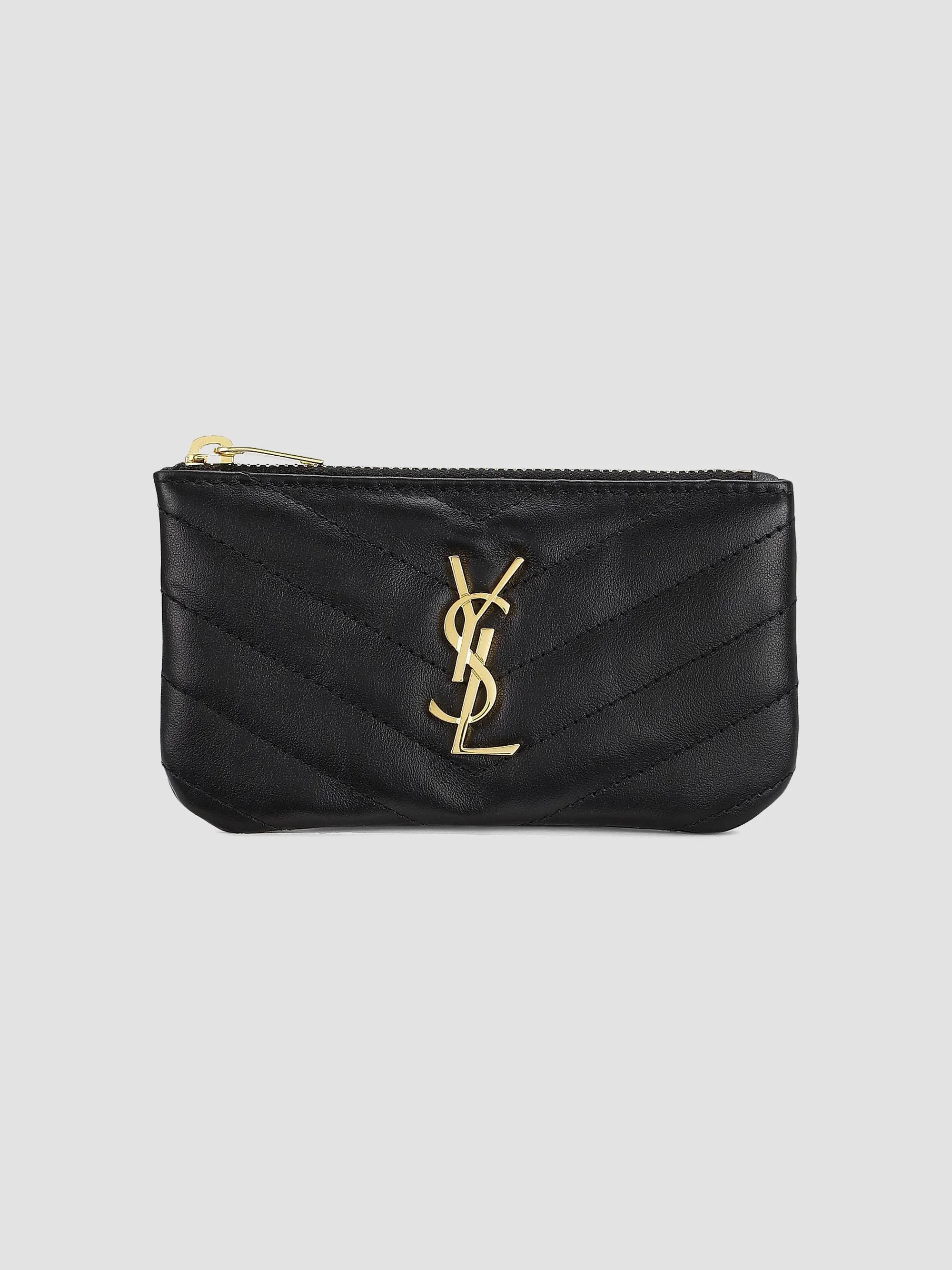 Women's Monogram Matelasse Leather Zip-Around Wallet - Nero - 1