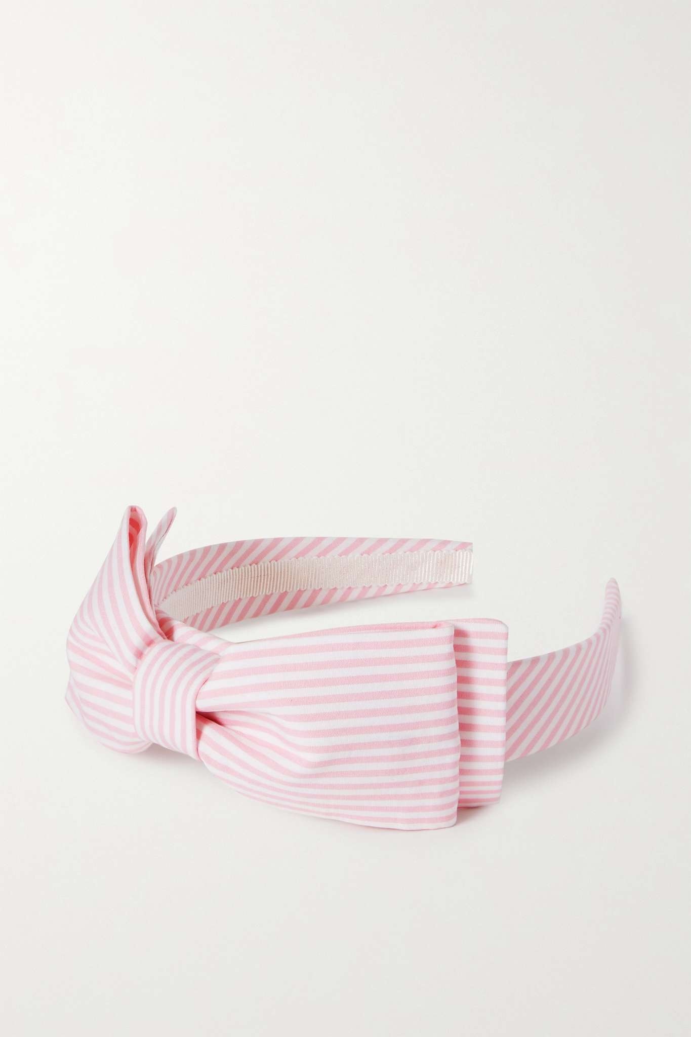 Bow-embellished cotton headband - 1