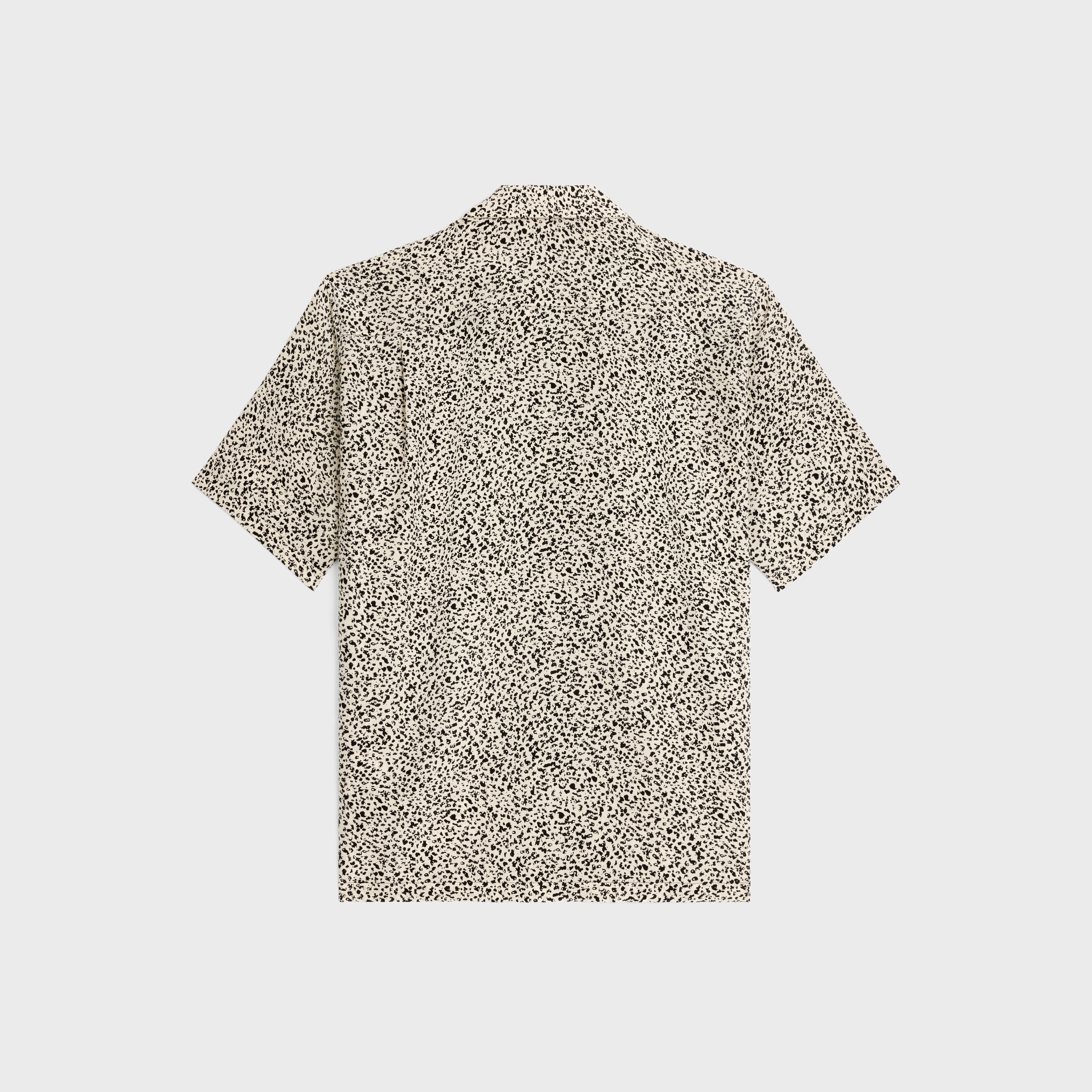 hawaiian shirt in printed crepe de chine - 2