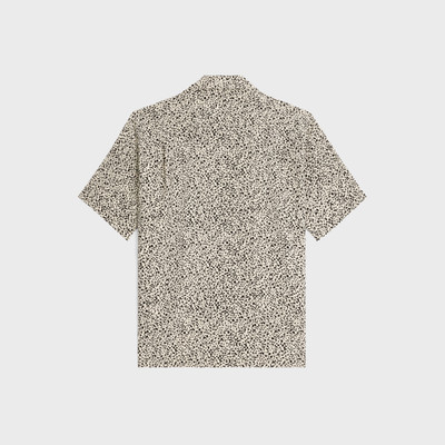 CELINE hawaiian shirt in printed crepe de chine outlook