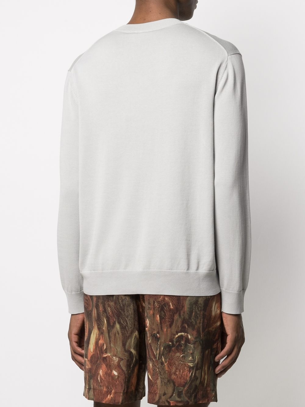 logo-embroidered jumper - 4