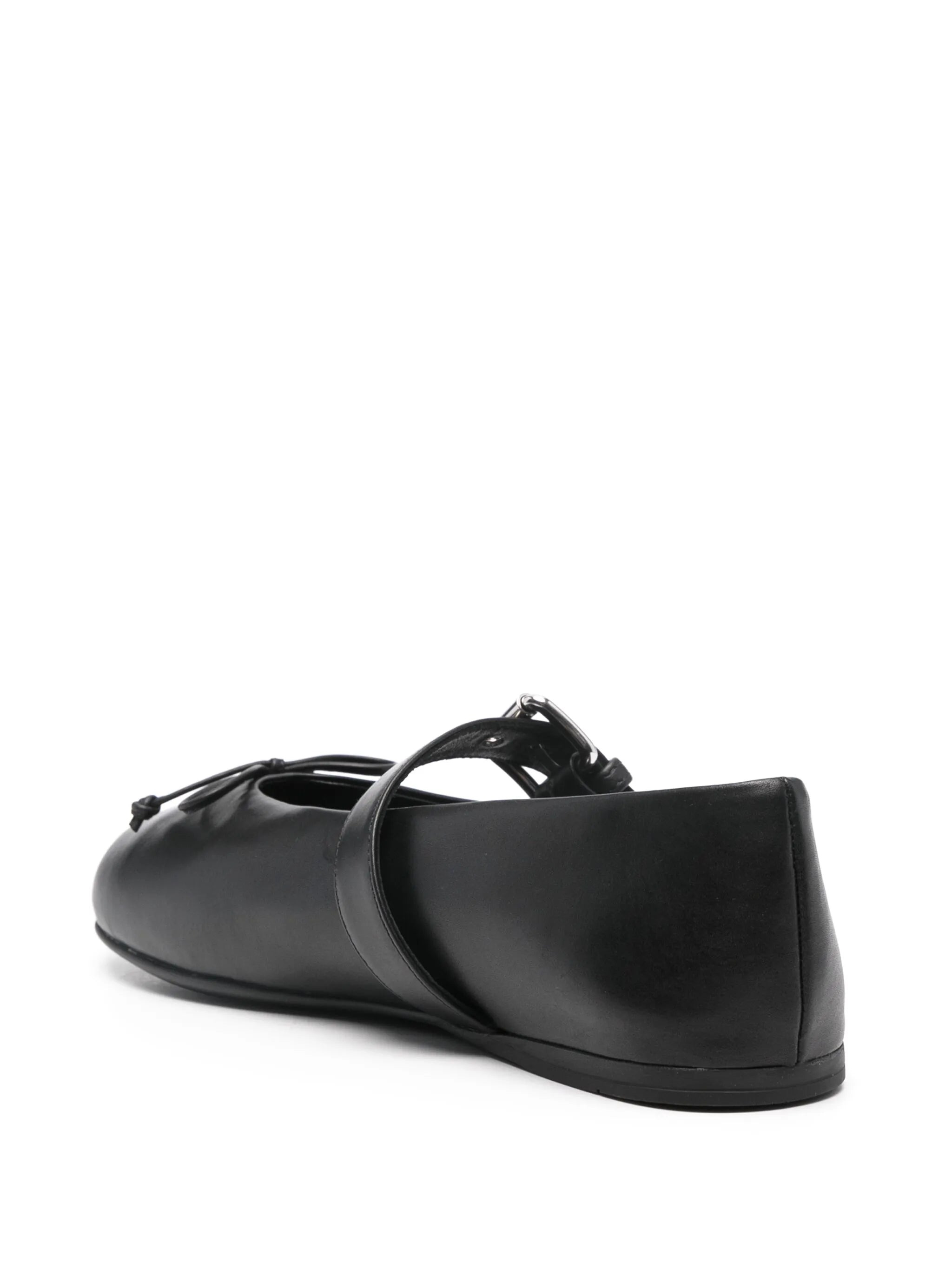 leather ballerina shoes - 3