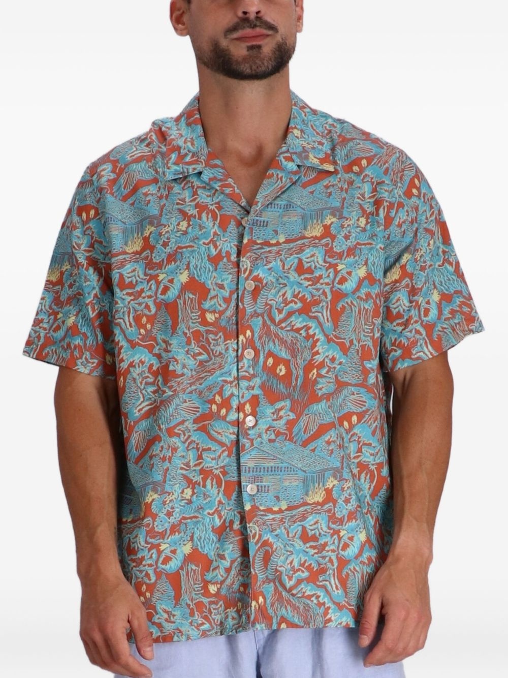 graphic-print shirt - 2