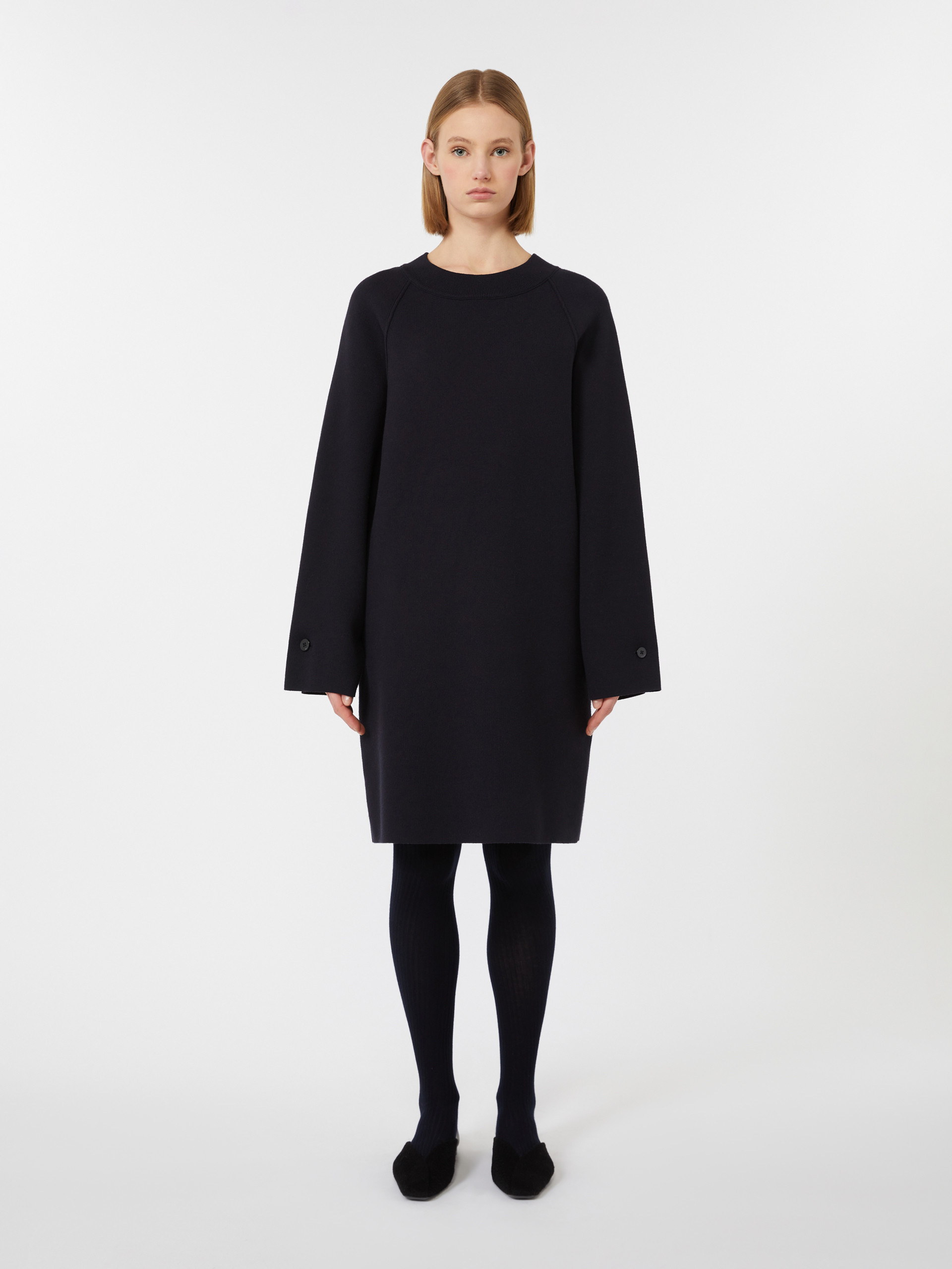 LUISA Viscose and wool yarn dress - 3