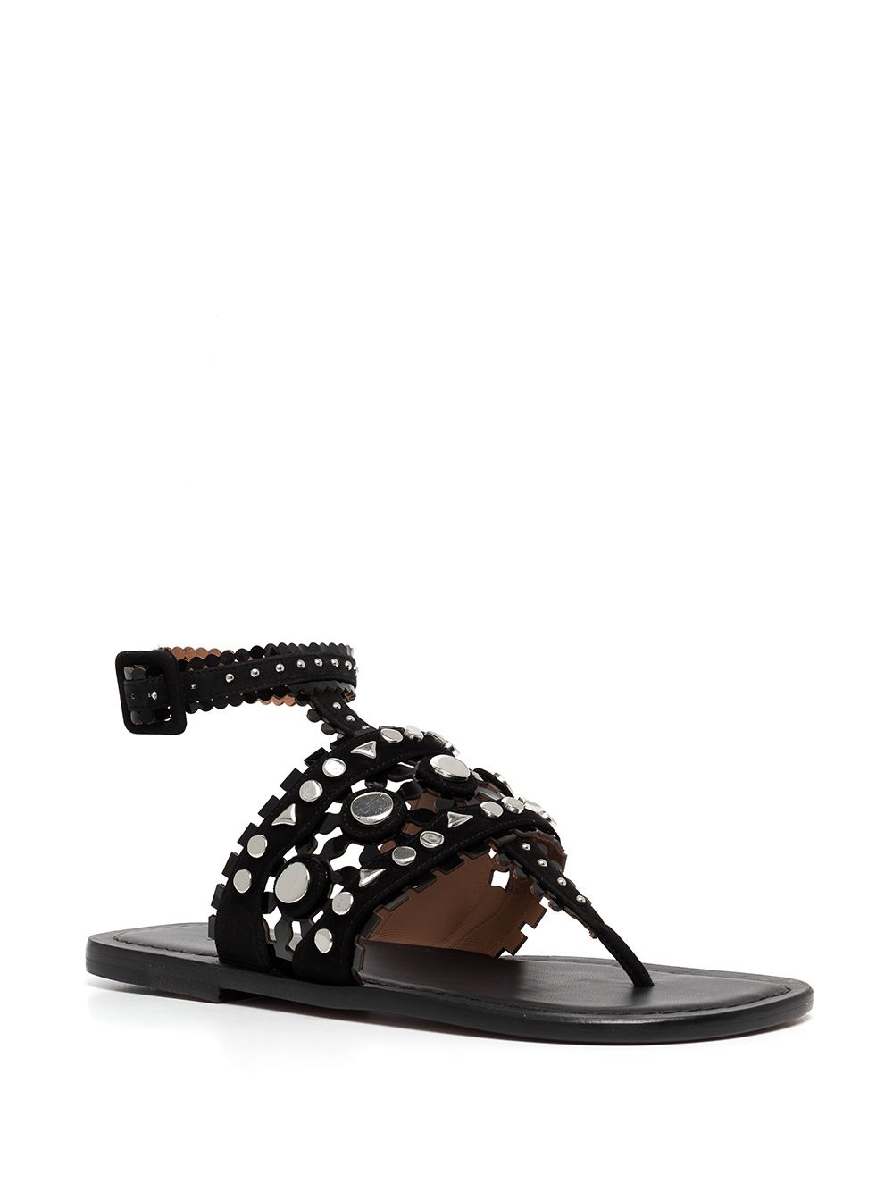 embellished thong sandals - 2