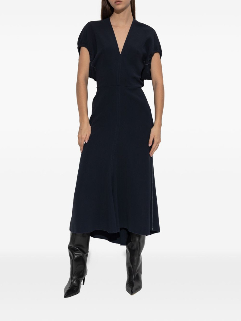 V-neck midi dress 3