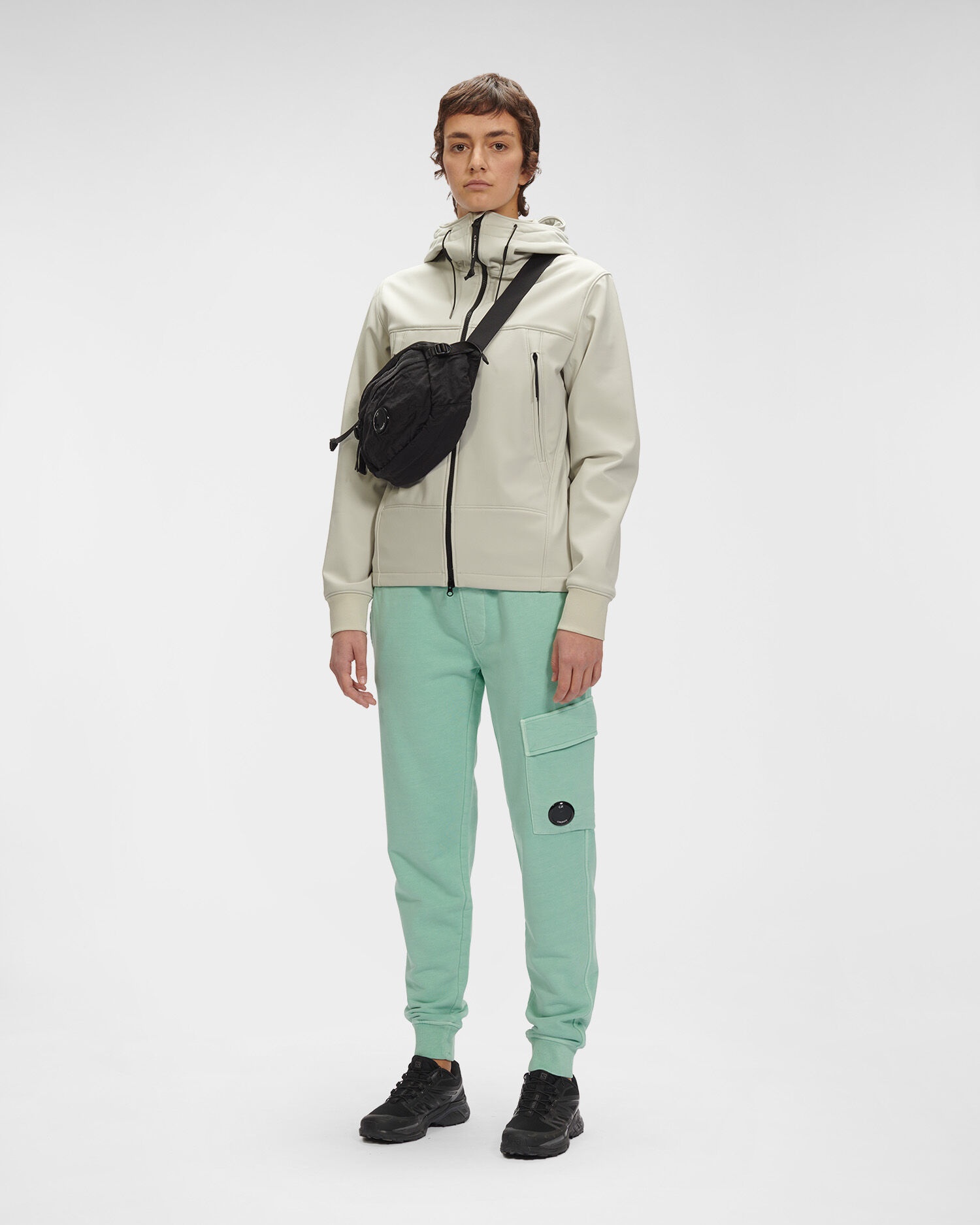 Brushed & Emerized Diagonal Fleece Track Pants - 4