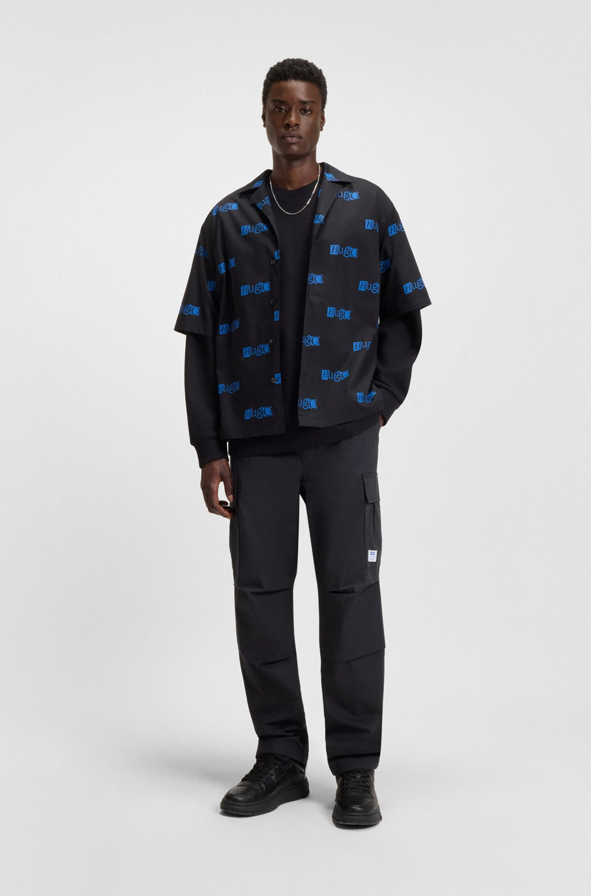 RELAXED-FIT CARGO TROUSERS IN RIPSTOP COTTON - 3