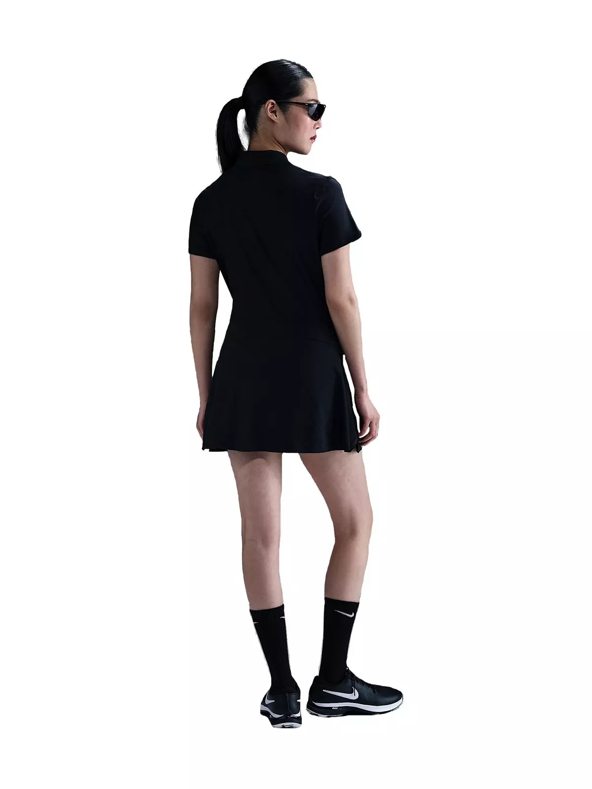 Women's Victory Dri-FIT Short-Sleeve Golf Polo - Black - 5