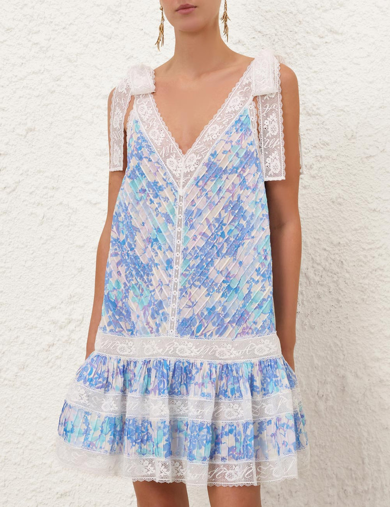 Zimmermann SOLSTICE LANTERN MINI DRESS outlook