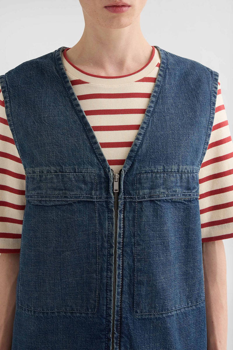 Denim Padded Vest 4