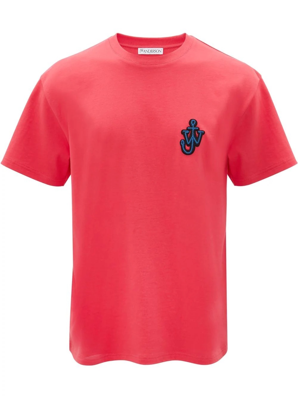 anchor-patch T-shirt - 1