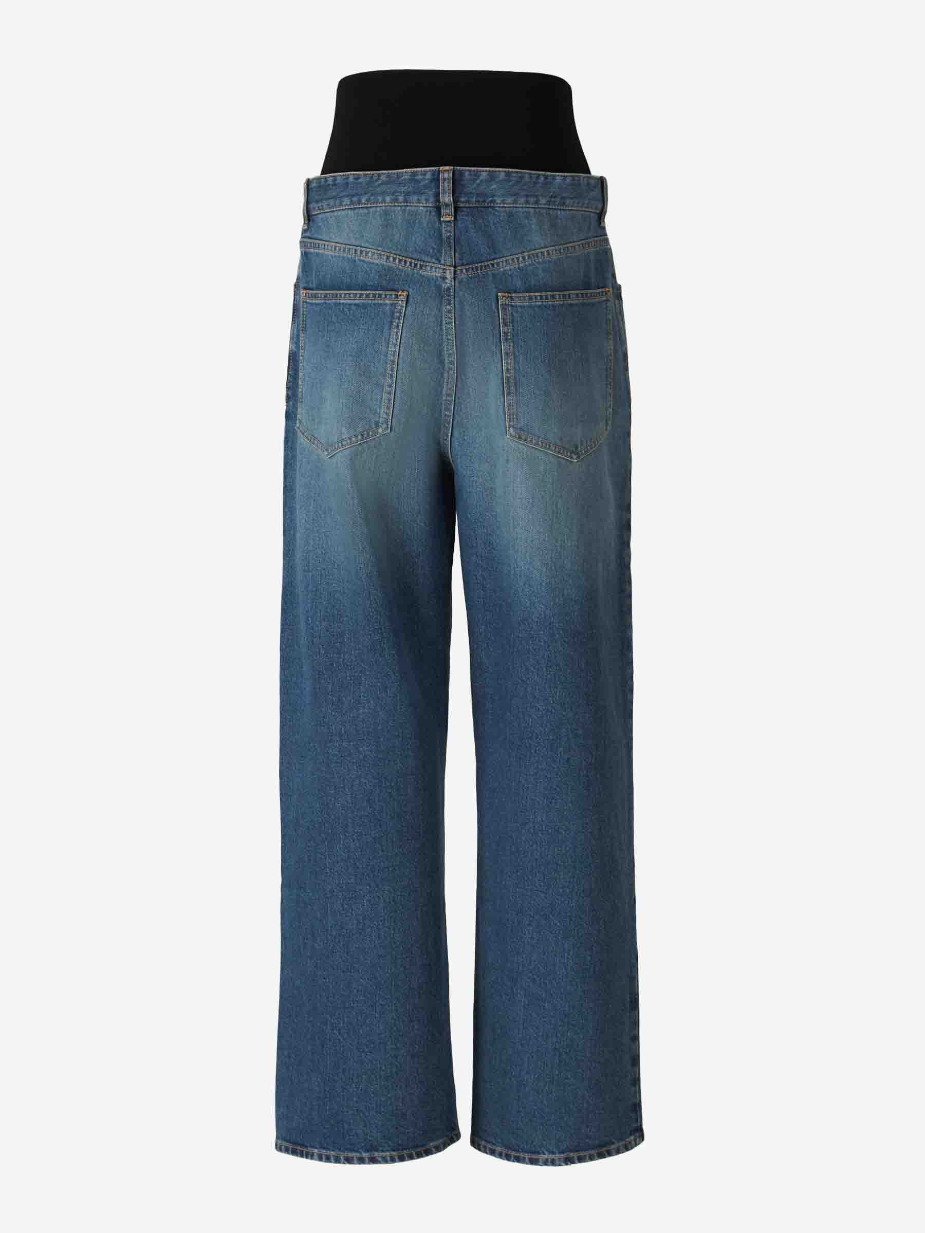 Alaïa JEANS WITH KNITTED WAIST | santaeulalia | REVERSIBLE