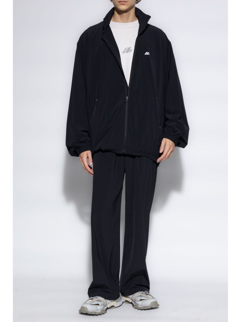 BALENCIAGA logo-print cotton sweatshirt outlook