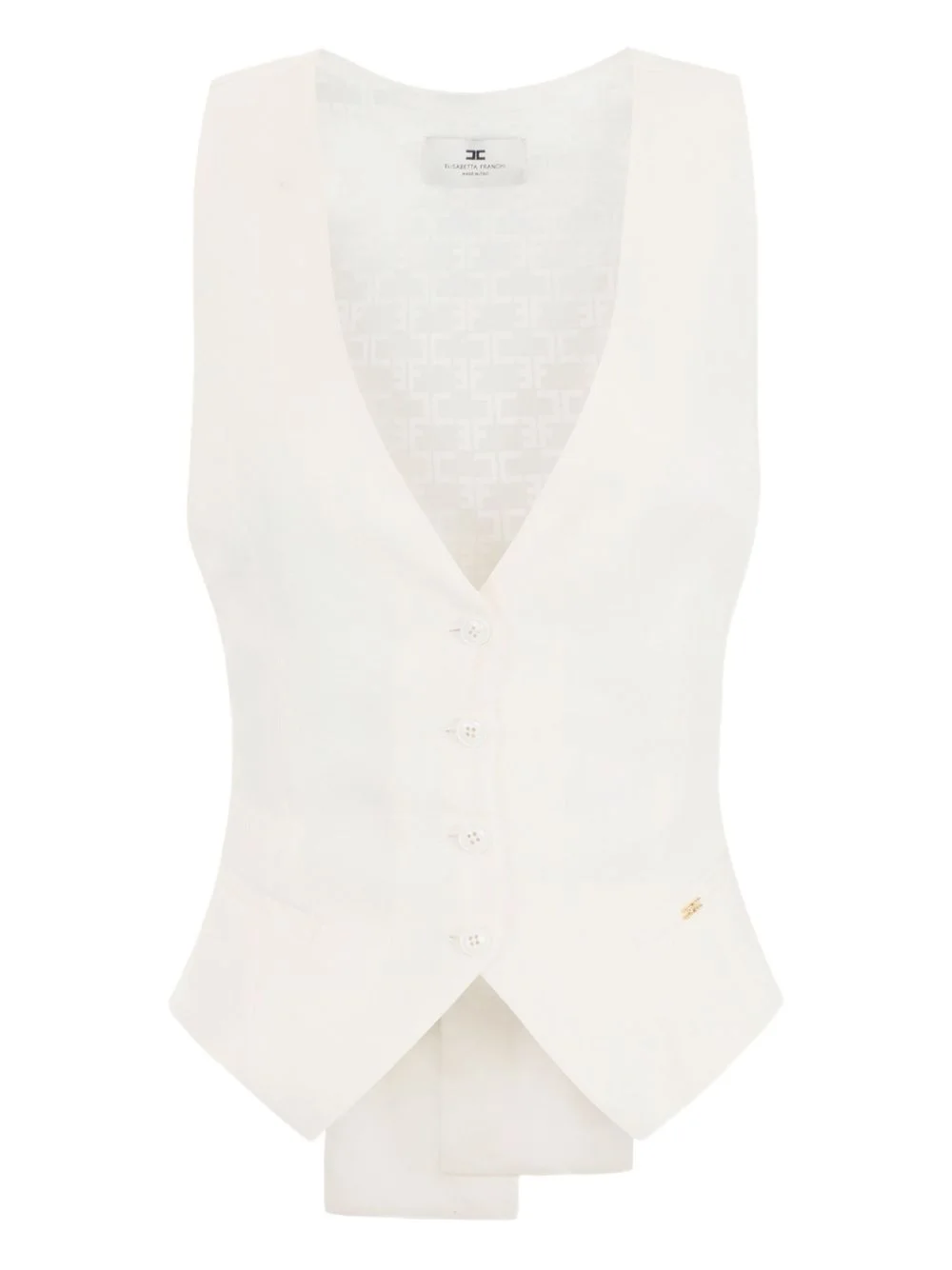 gabardine waistcoat - 1