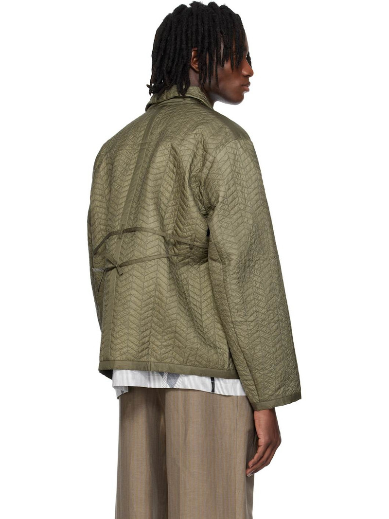 Khaki Quilted Worker Jacket 3