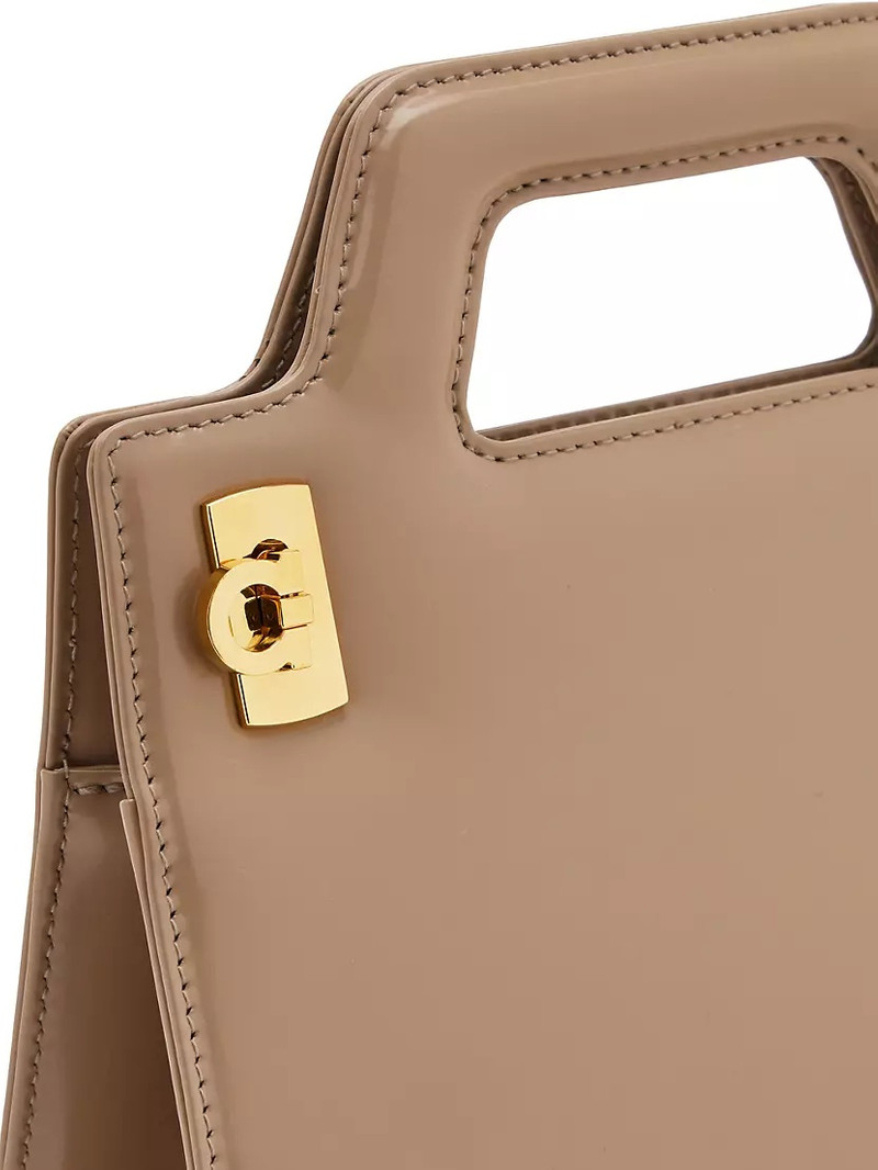 Mini Wanda Leather Top-Handle Bag 5